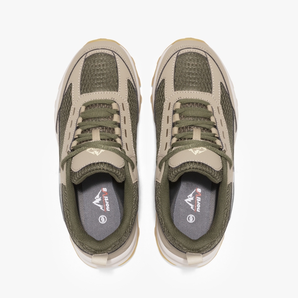 Women's Lightweight Breathable Mesh Hiking Shoes - OLIVE GREEN - 7